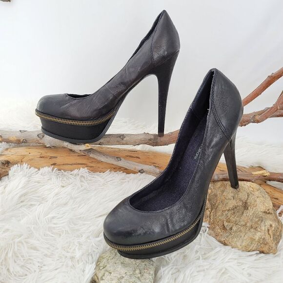 Calvin klein black gabby stilettos platform - Picture 1 of 13